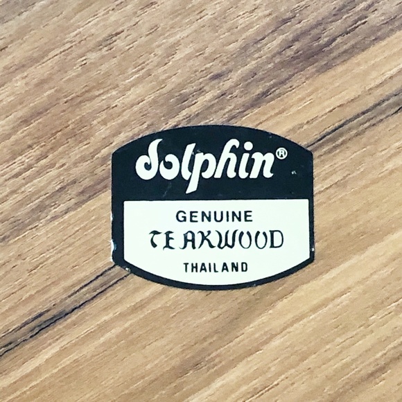 Dolphin Teak 2 Section Cheese Board Serving Tray - Picture 6 of 8